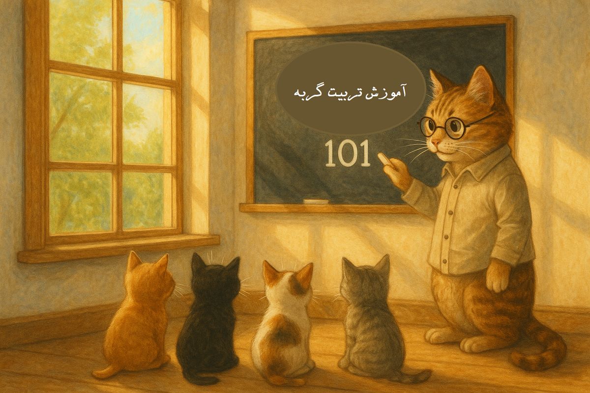 آموزش گربه; راهنمای کامل تربیت گربه ها