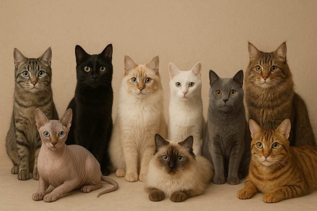 معرفی نژاد گربه های خانگی