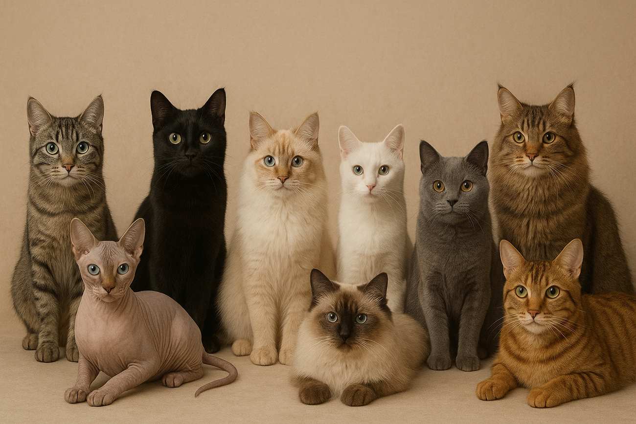 معرفی نژاد گربه های خانگی