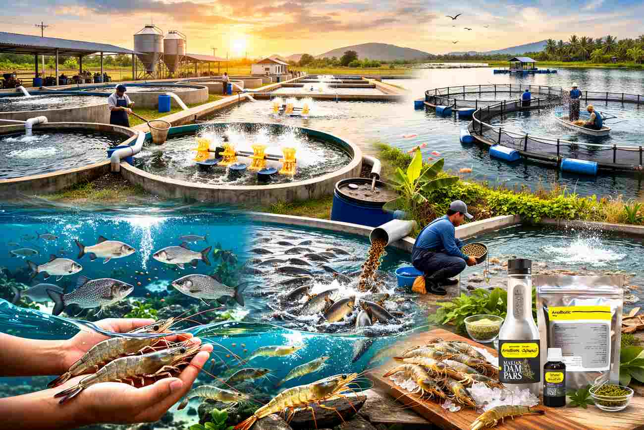 مهمترین تداخلات آنتیبیوتیکی در پرورش آبزیان؛ آنچه هر مزرعهدار باید بداند